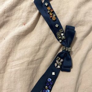 Navy Blue J-Crew hair clip
